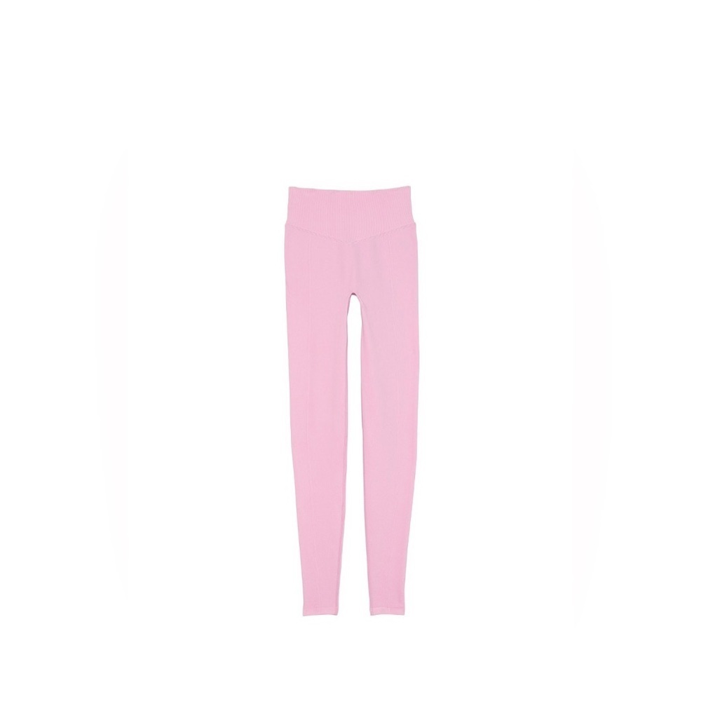 PINK Winter Seamless Classic Leggings Size S Pink Poodle NWT Stretchy - Picture 3 of 8